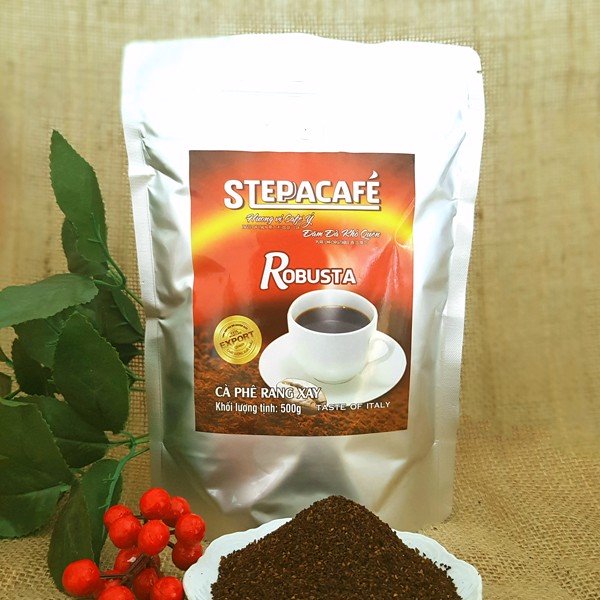 Cà phê Hạt Rang Robusta 500gr - SteppaCafe