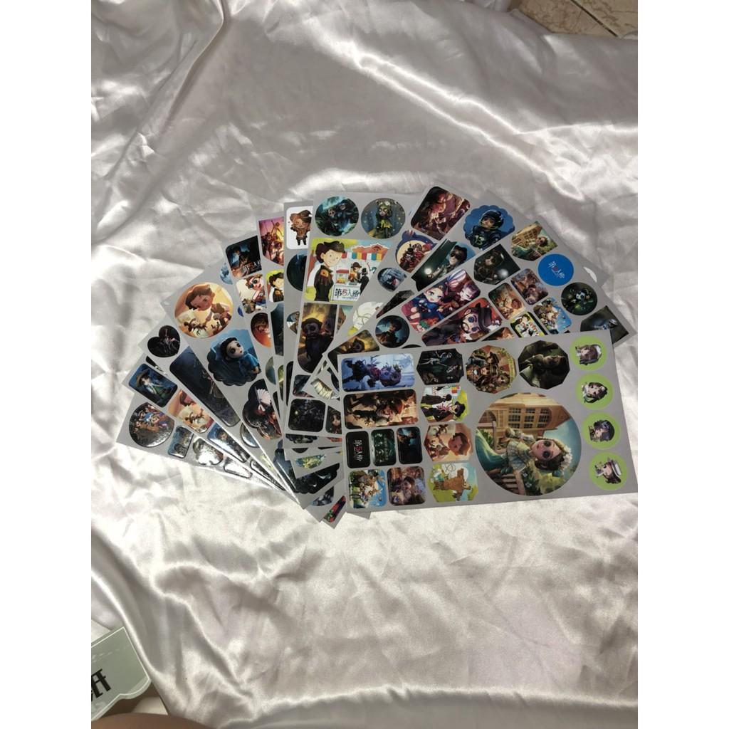 Sticker Identity V ảnh dán nhân cách thứ 5 tập ảnh