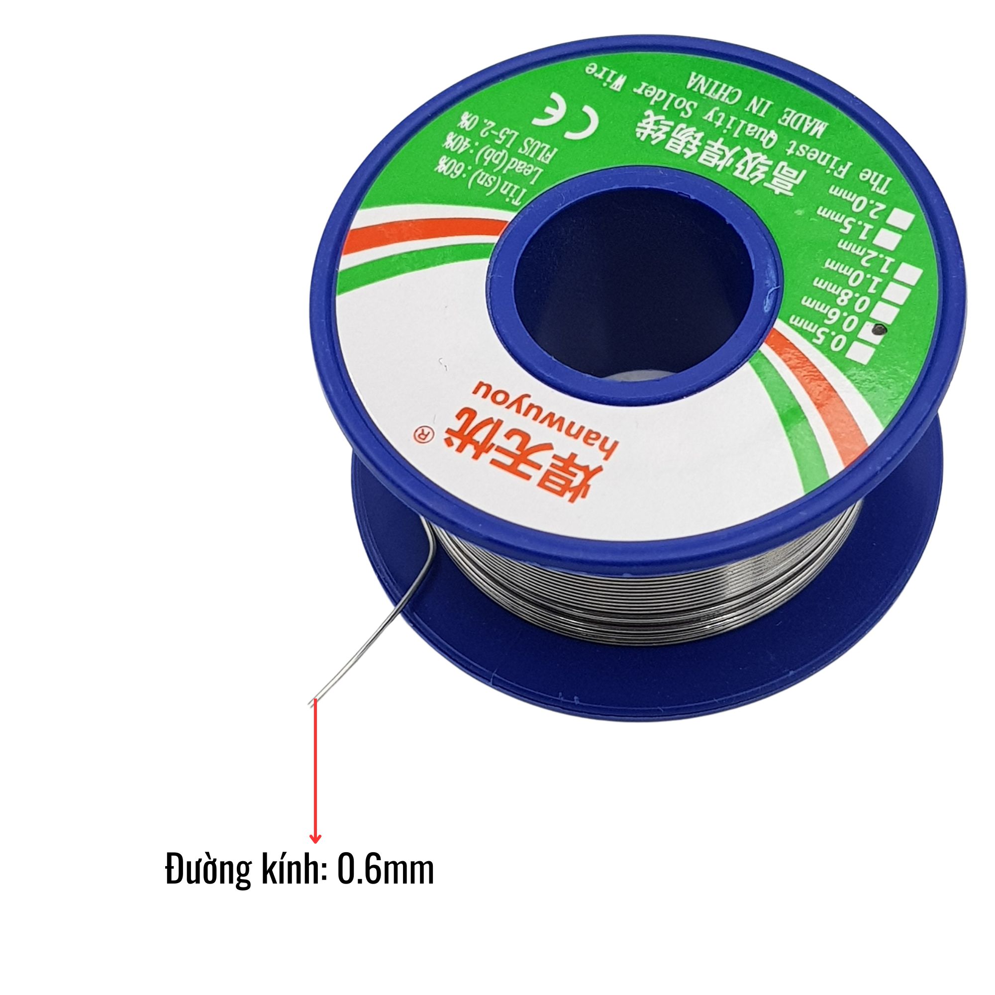 Thiếc hàn 0.6 (50gram)