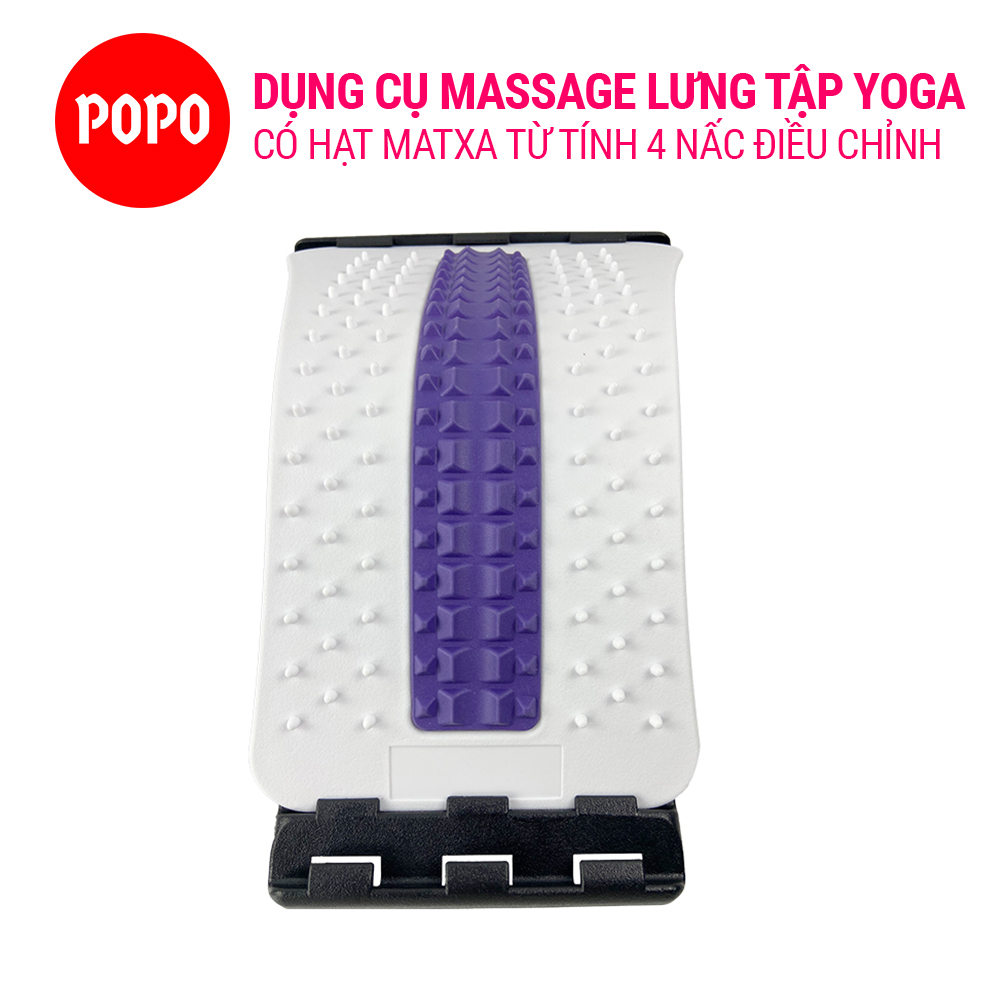 Khung nắn chỉnh cột sống, Dụng cụ tập yoga tại nhà uốn cong lưng YGW35 POPO giúp massage lưng, giảm thoát vị cột sống