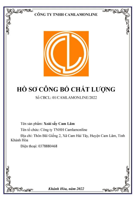 XOÀI SẤY MUỐI ỚT CAMLAMONLINE 500G