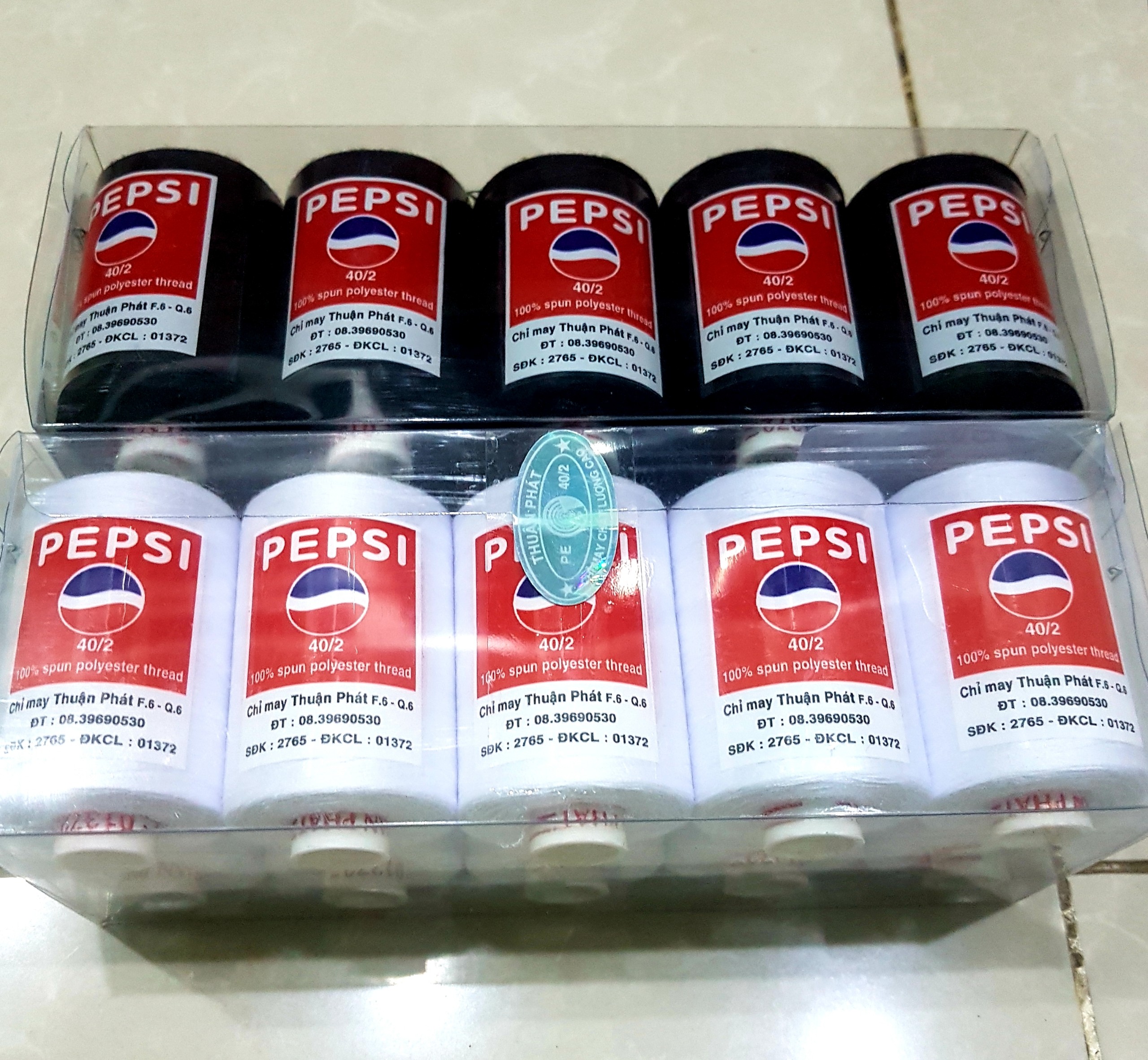 lốc 10 cuộn chỉ may Thuận Phát chất lượng
