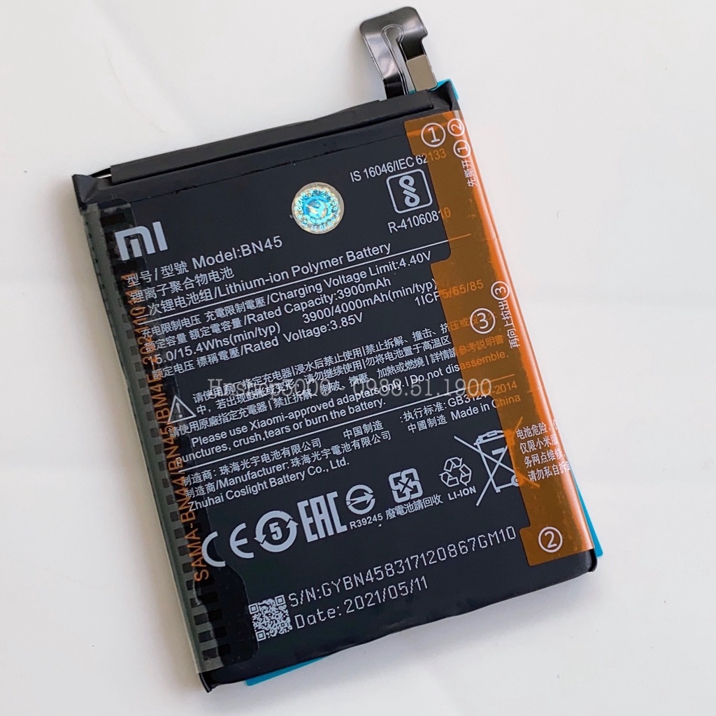 Pin thay thế cho Xiaomi Redmi Note 6 Pro (BN48) 3900/4000mAh
