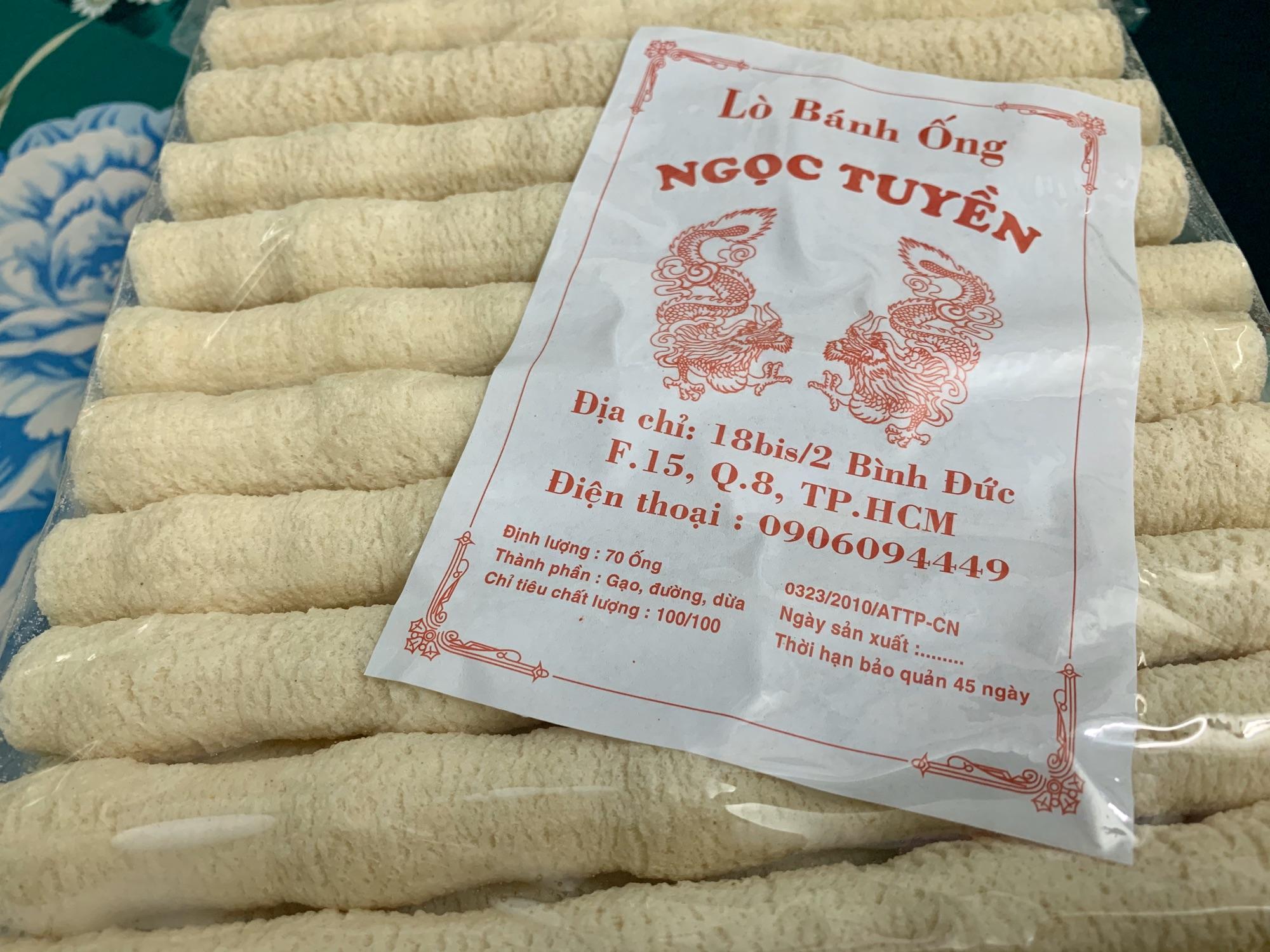 Bánh ống gạo có ruột xoắn (70 ống)