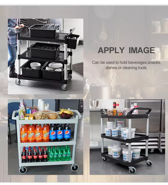 XE ĐẨY PHỤC VỤ 3 TẦNG BẰNG NHỰA