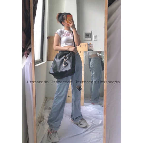 Túi Đeo Chéo Da Pu Cỡ Lớn Vừa A4 Unisex (Hình Thật)