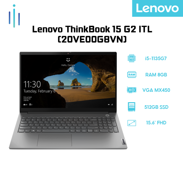 Bảng giá Laptop Lenovo ThinkBook 15 G2 ITL (20VE00G8VN) (i5-1135G7 | 8GB | 512GB SSD | VGA MX450 2GB | 15.6 FHD | DOS) Phong Vũ