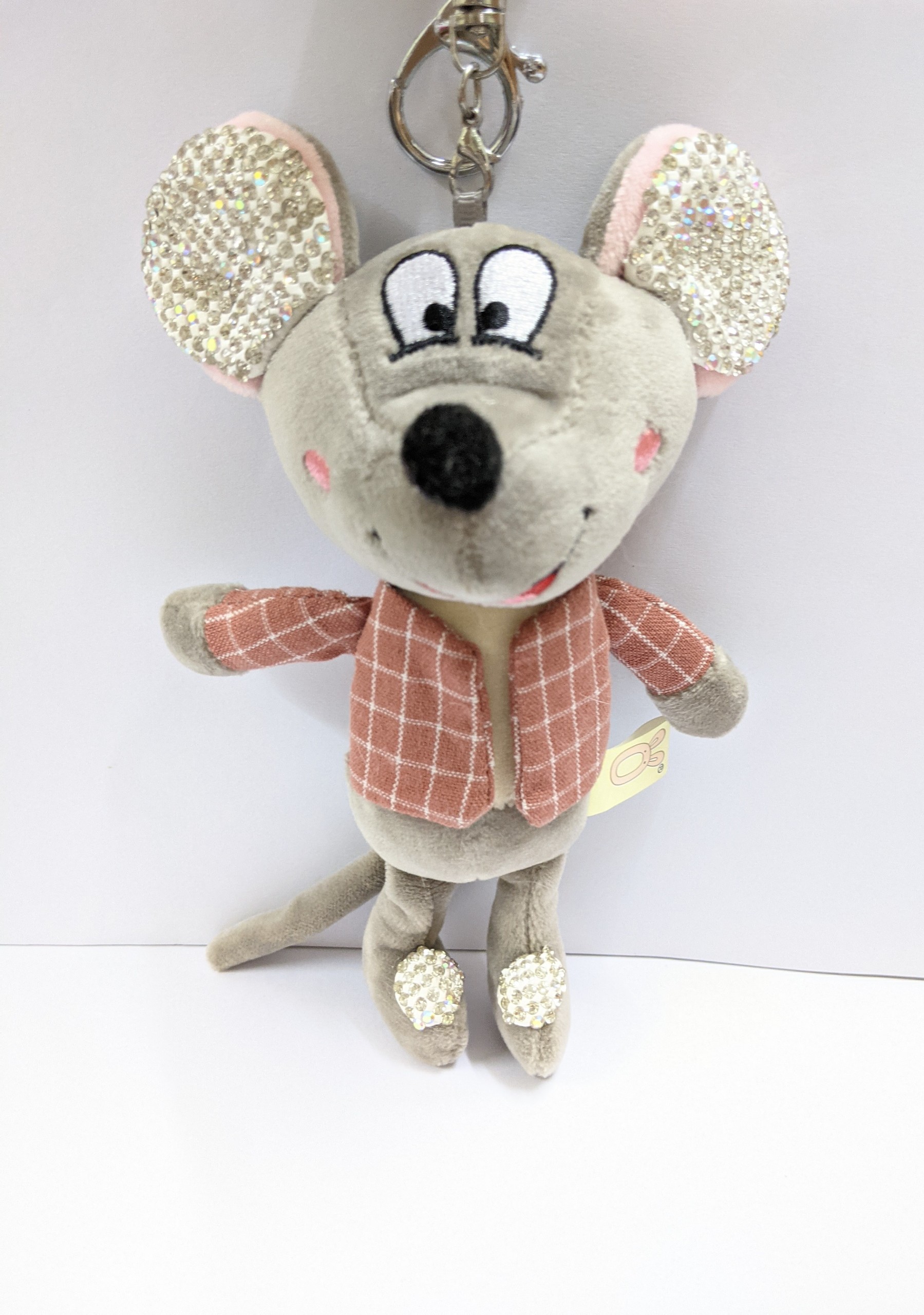 Móc Khóa Chuột Mickey Đính Đá