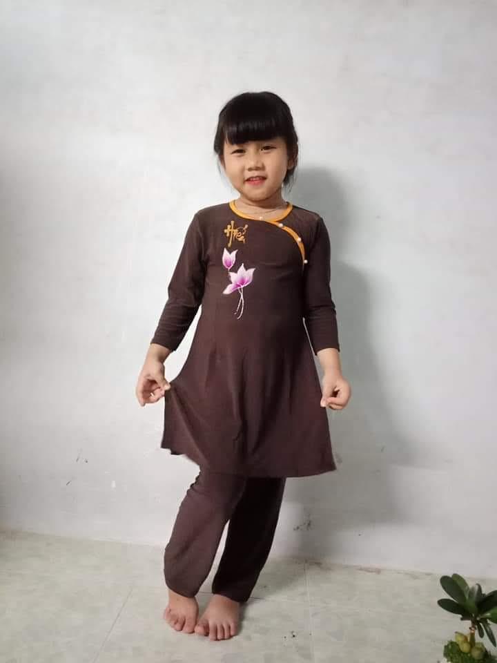 [HCM]Đồ lam đi chùa bé gái mẫu cách tân