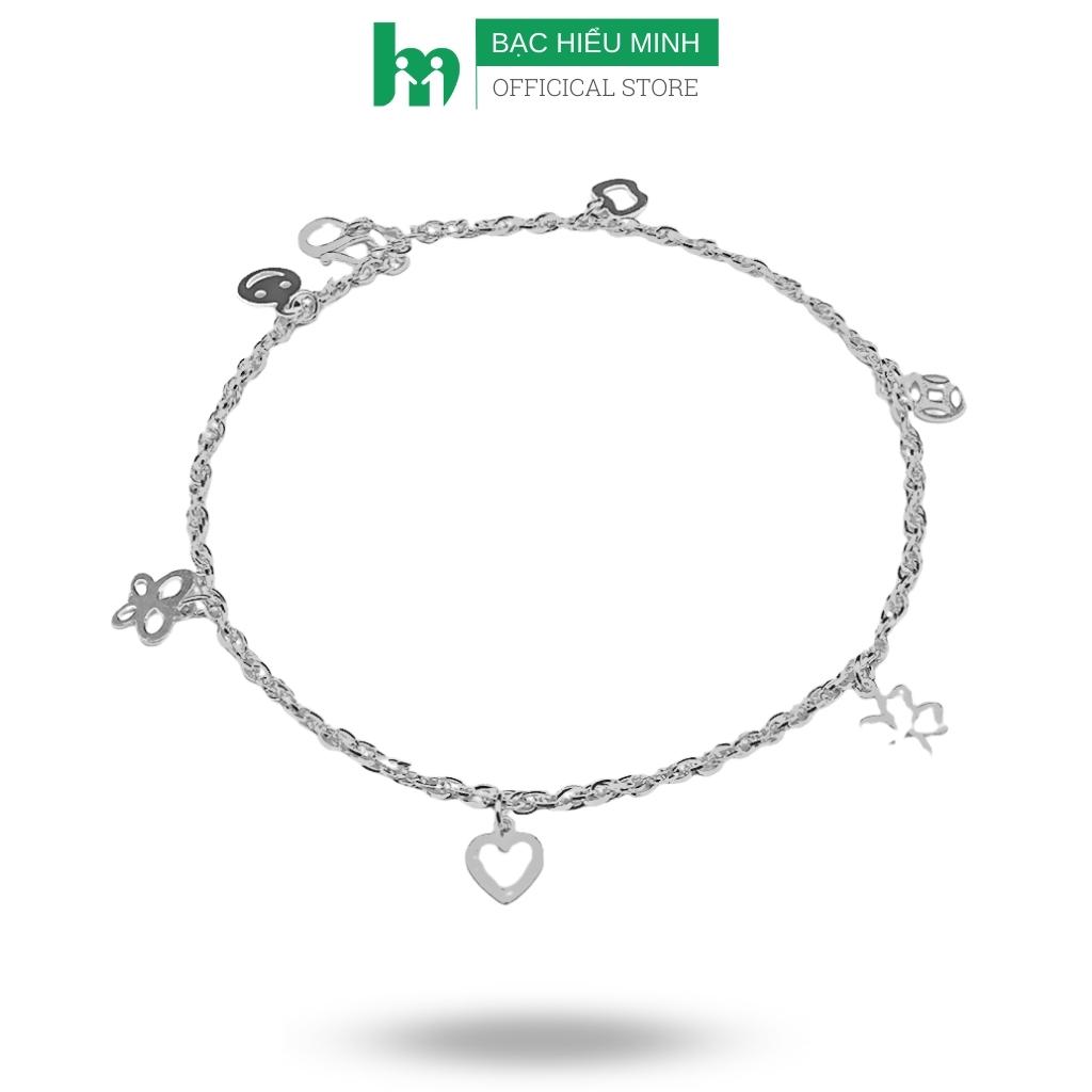 Lắc chân nữ bạc hiểu minh lc052