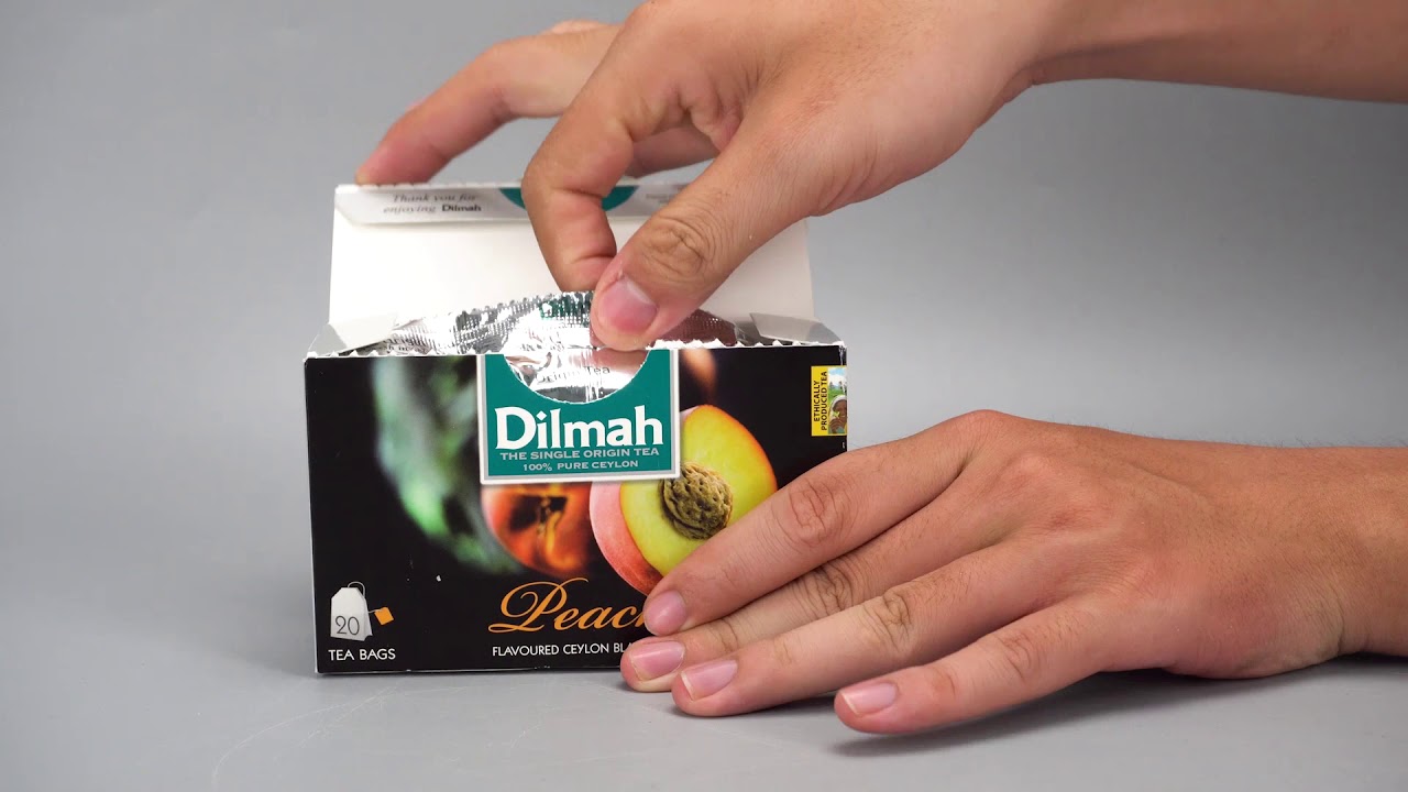 Trà Dilmah Hương Đào Hộp 30g (1,5 g x 20 gói túi lọc)