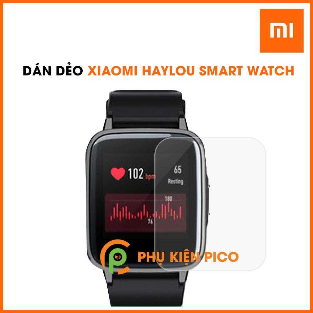 Dán màn hình Xiaomi Haylou Smart Watch PPF cao cấp dẻo trong suốt bộ 2 cái