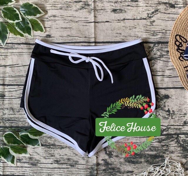 Quần bơi nữ ngắn lẻ hàng freesize (mông 80-93cm)