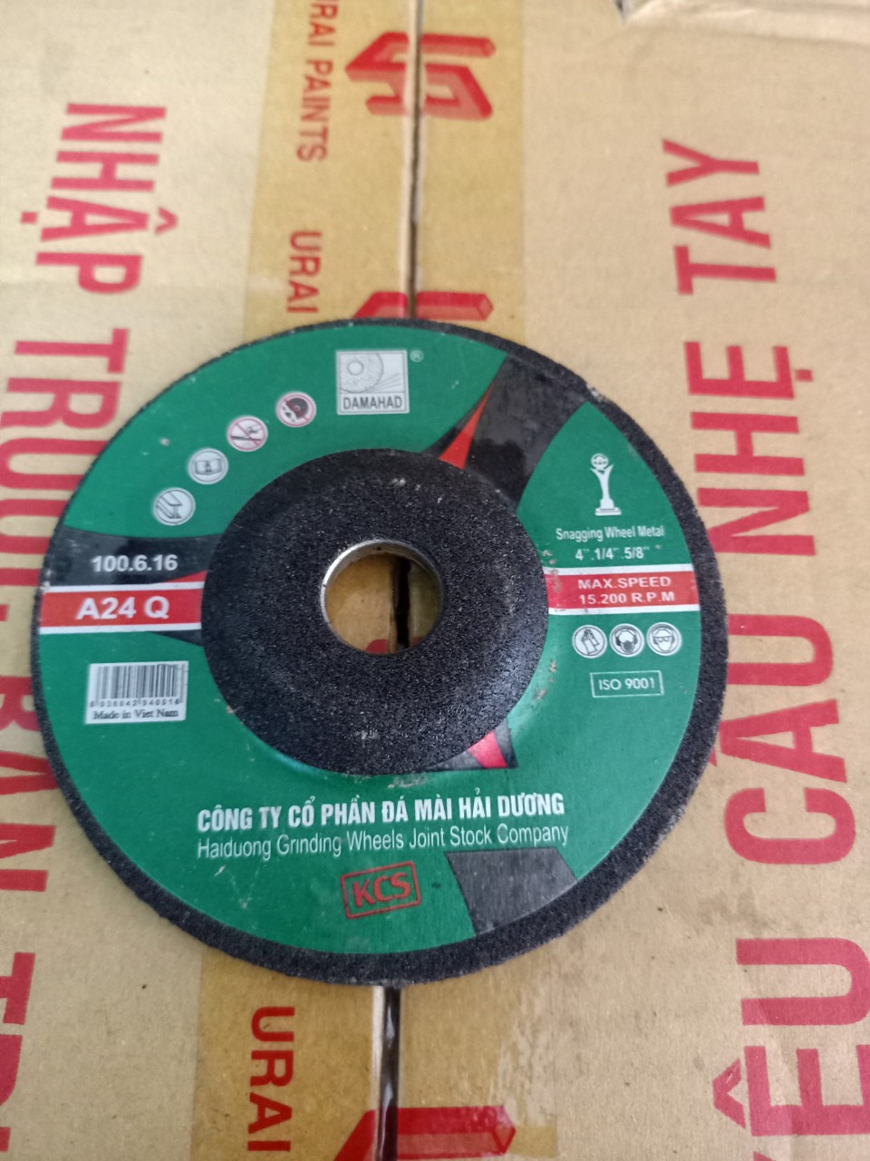 ĐÁ MÀI SẮT HẢI DƯƠNG 1T (MÀU ĐEN)