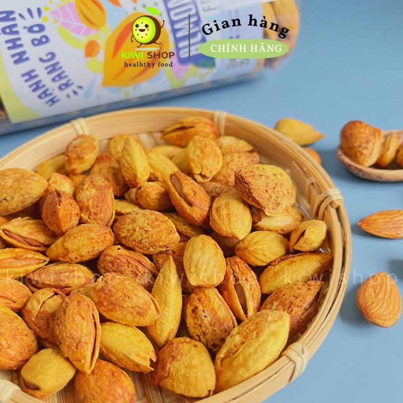 Hạnh Nhân Rang Bơ nhập khẩu Mỹ Hũ 450GR *Kiwishop*