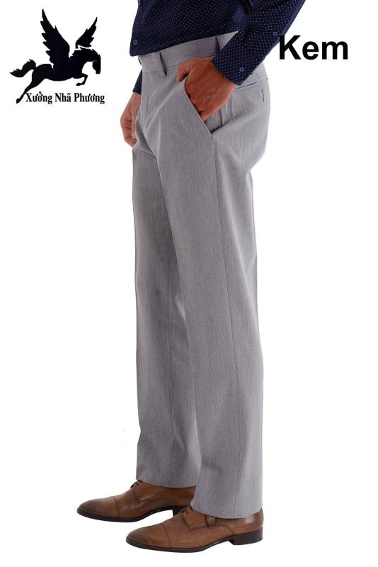 Quần Tây Nam Trung Niên Từ 50 - 87Kg Vải Mềm Không Xù Lông