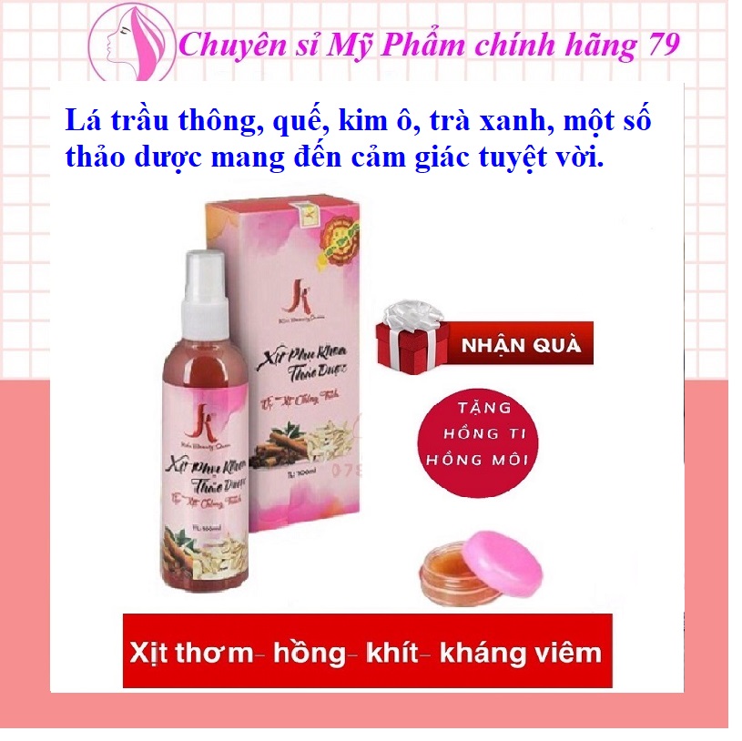 [Freeshipmax] spray gynecological herbal solution 100ml
