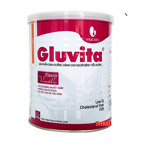 Sữa Gluvita 400g (dinh dưỡng cho người bệnh tiểu đường)