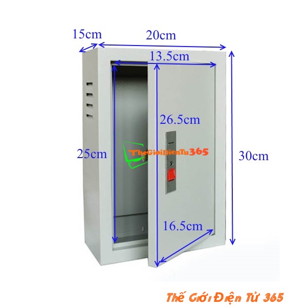 Vỏ Tủ Điện Sơn Tĩnh Điện MD 30x20x15cm
