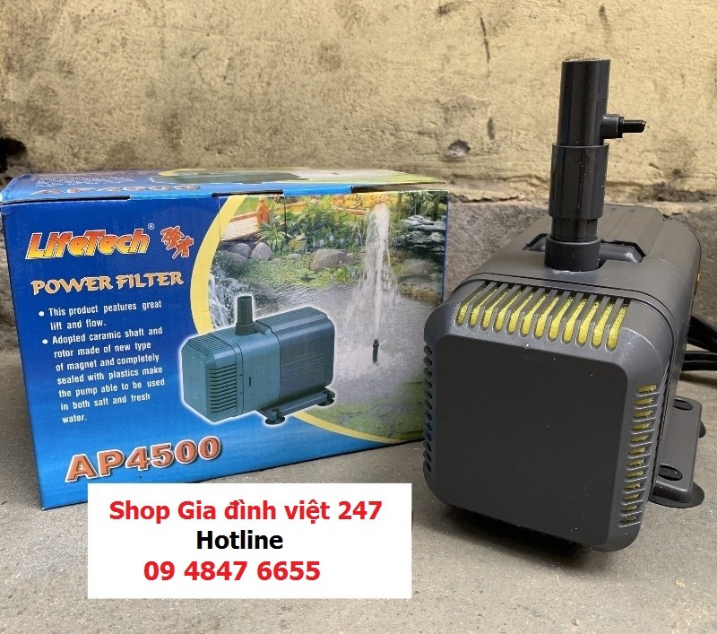 Máy bơm bể cá 50w cho hồ lớn - máy bơm bể cá 50w