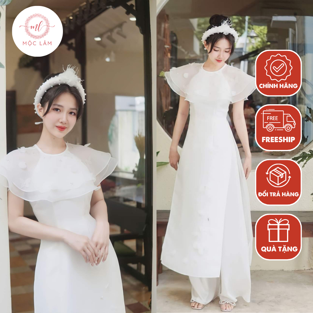 Ao dai cach tan vai lua thoang mat