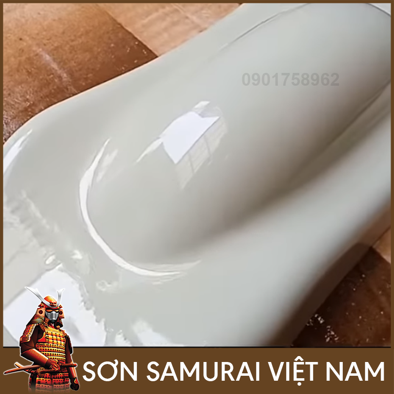 Sơn samurai xám sáng - Combo màu xám 106 sơn xịt samurai