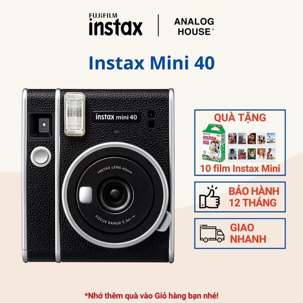 Instax Mini 40 FUJIFILM - Tặng kèm 10 films + pin