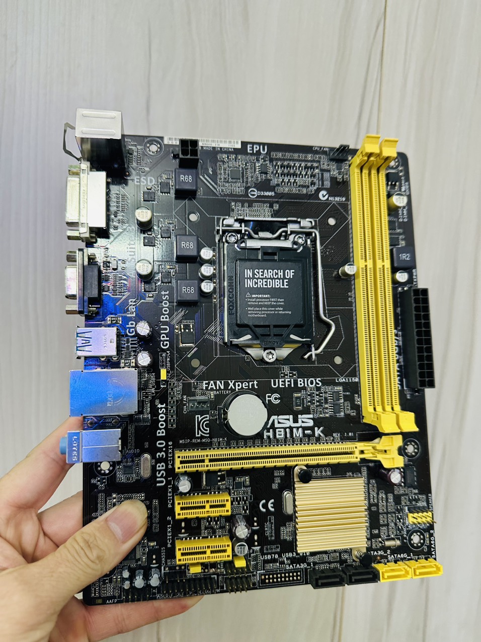 Combo H81 ASUS- i3 4130- ram 8g