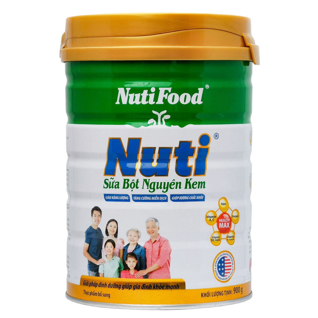 Sữa Bột Nguyên Kem lon 900g