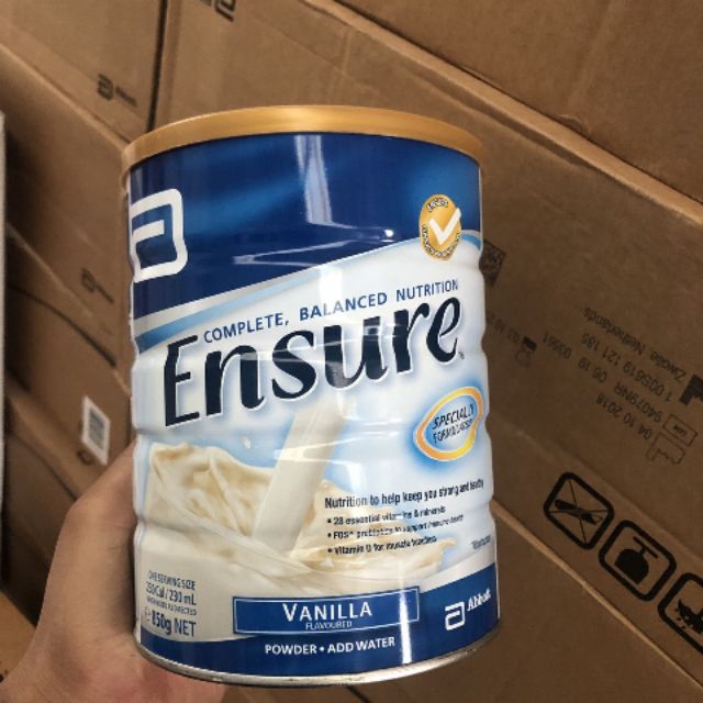 Sữa Bột Ensure Úc Vị Vani (850g)