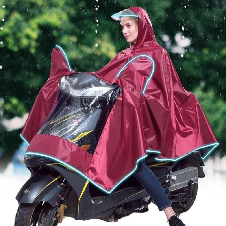 Áo mưa đi xe có túi trùm gương - Loại I