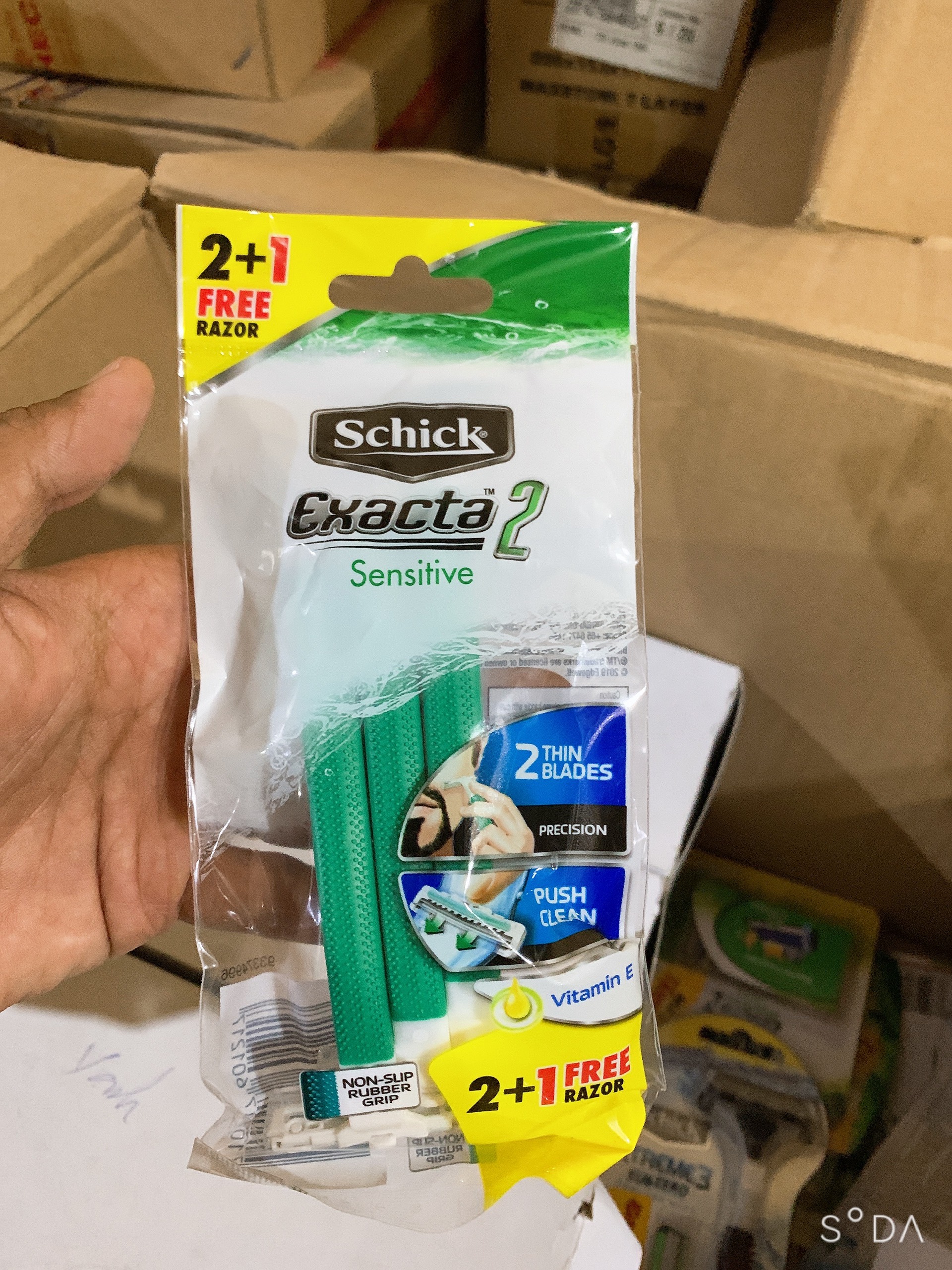 Combo 5 bịt Dao Cạo SCHICK EXACTA 2  2+1S DKSH
