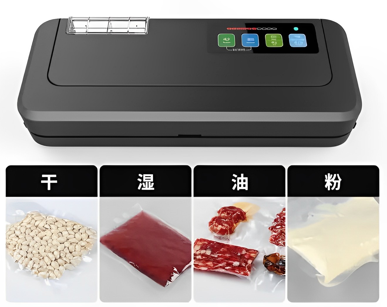   MẪU MỚI  Máy Hút Chân Không Không Kén Túi P290 Hút Khô Và Hút Ướt Thực Phẩm Dễ Dàng 10 Nấc Hàn Túi Có Thể Hàn Được Nhiều Loại Túi Trơn Mỏng Đến Dày Lực Hút Mạnh Mẽ Với Công Suất 220W Bảo Hành tại Shop  VINEMART SG 