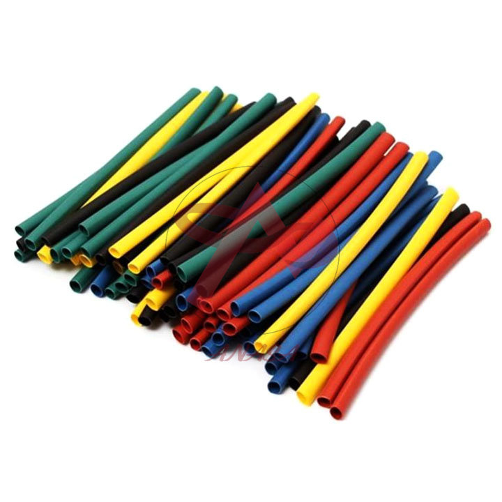 Bộ 9 Ống Gen Co Nhiệt Cách Điện Phi 1, 2, 3, 4, 5, 6, 7, 8, 10 Mỗi Sợi Dài 5m