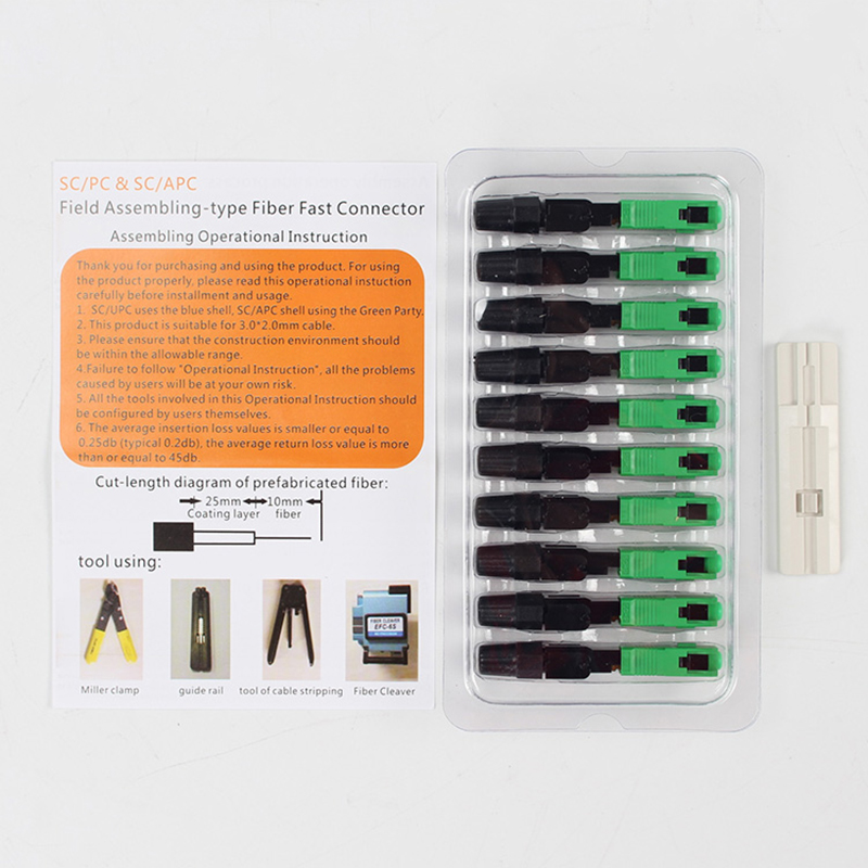 100 Đầu fast connector - fastconnect FTTH Gpon SC APC