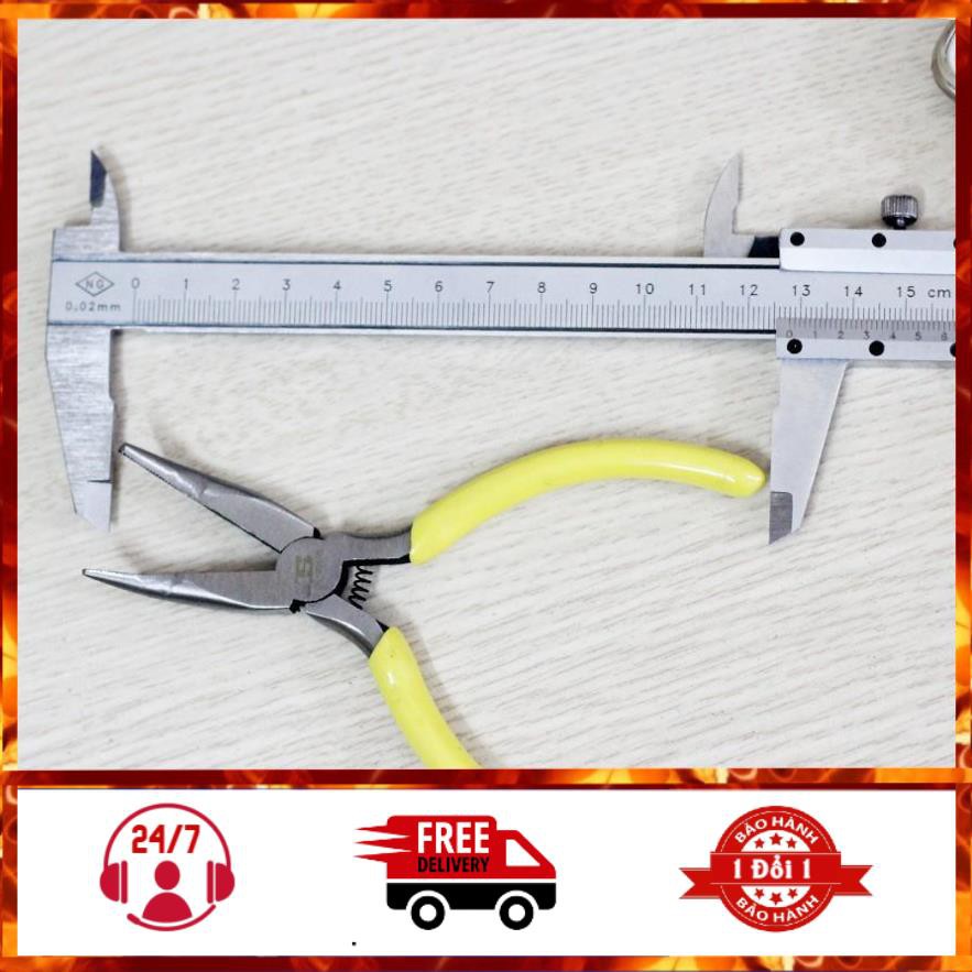 Kìm mỏ cong nhọn Bosi 5 inch