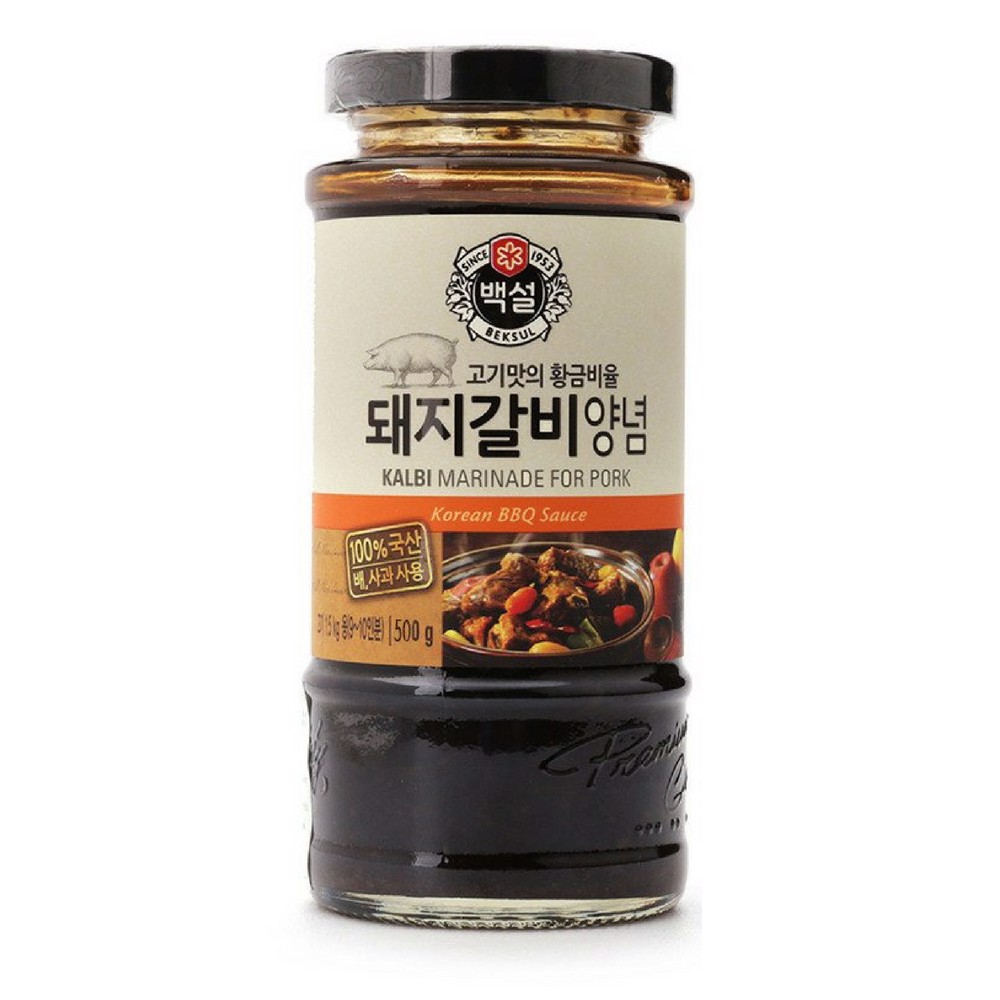 Sốt Ướp BBQ Thịt Heo Bulgogi Beksul (500g) 매콤한돼지불고기양념