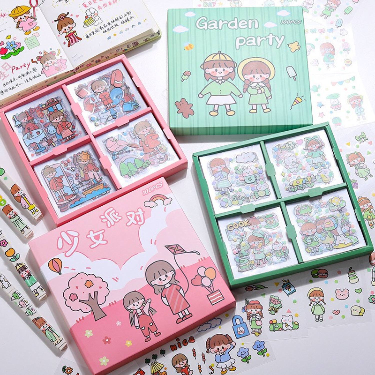 Bộ 1000 sticker chính hãng Telado, Sticker bóc dán thông minh cho trẻ