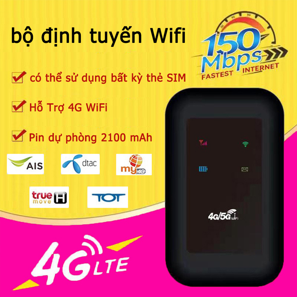 Bộ phát wifi di động 4g lắp sim,router wifi 4g dongle lte modem- usb phiên bản mới phát wifi cực mạnh từ sim 4g dễ dàng sử dụng