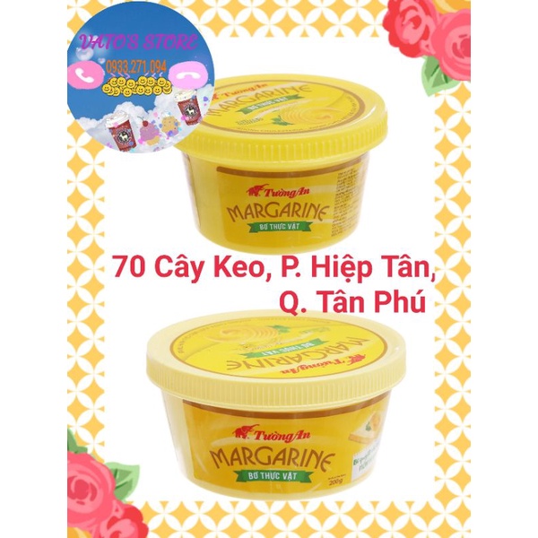 Bơ thực vật Tường An hũ 80g 200g - Bơ mặn thực vật Tường An 80gr 200gr