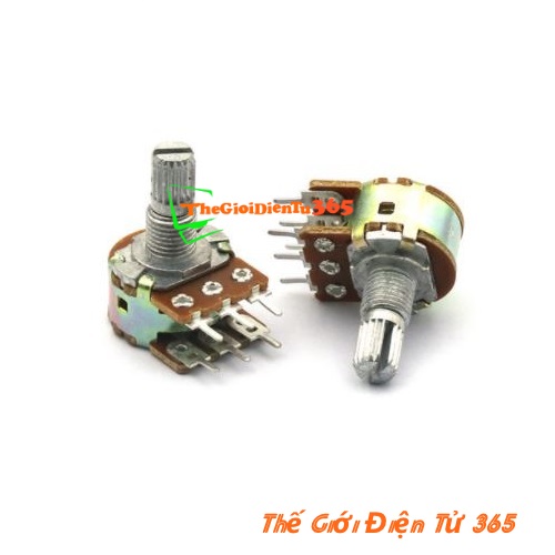 5 Chiết Áp Bi Đôi 100k Ohm Kép B100K