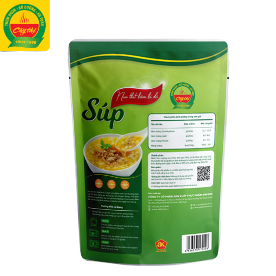 Súp Nui Thịt Bằm Bí Đỏ - Cây Thị