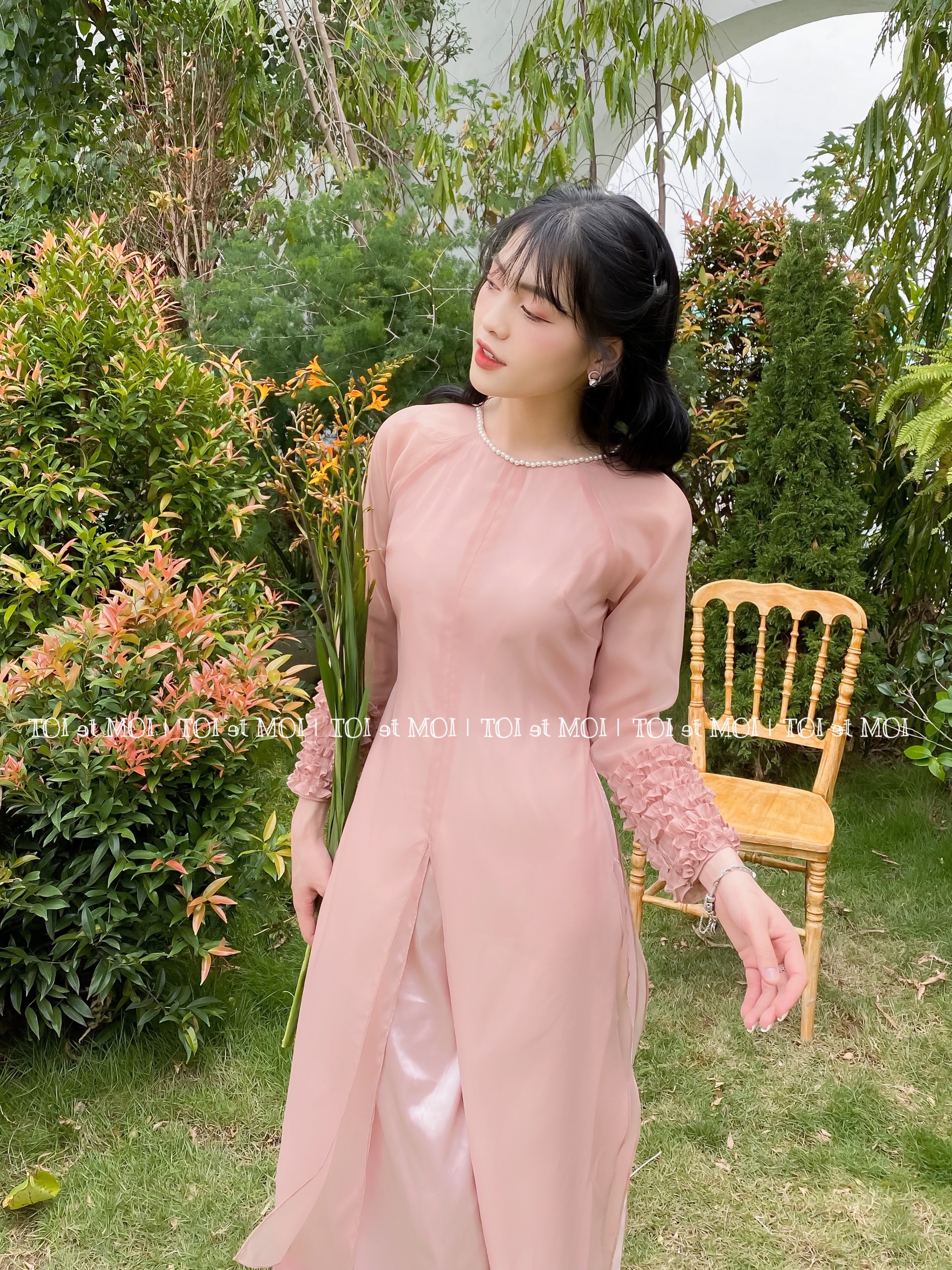 ÁO DÀI HUỆ NHI_TOI et MOI (100% ẢNH THẬT TỰ CHỤP)