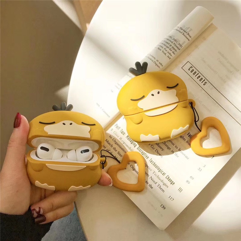 Case airpods pro vịt pokemon dễ thương