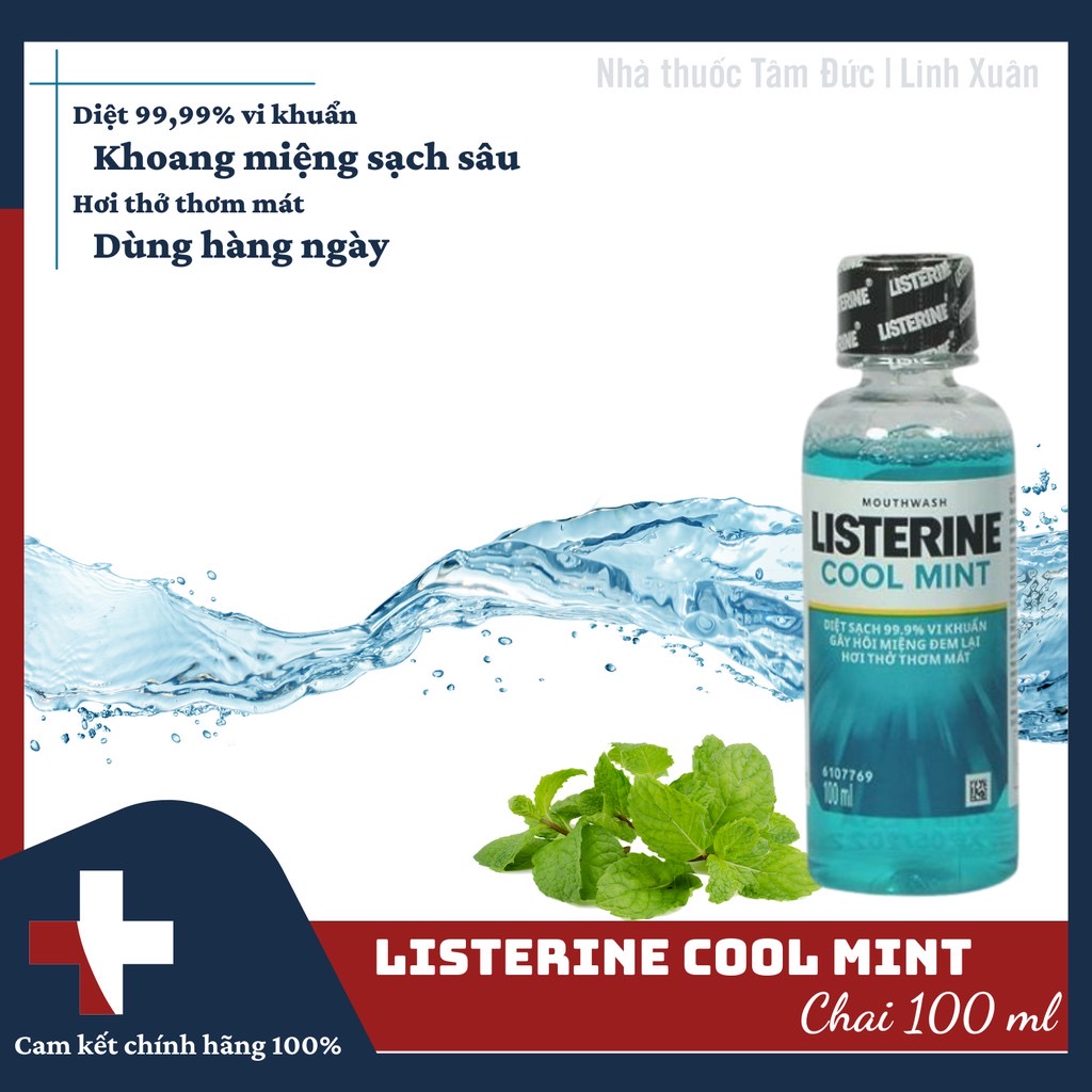 NƯỚC SÚC MIỆNG DIỆT KHUẨN LISTERINE COOL MINT [LISTERIN]