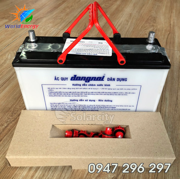 Ắc quy Đồng Nai nước 12V-30A (N30) ( chưa có axit )