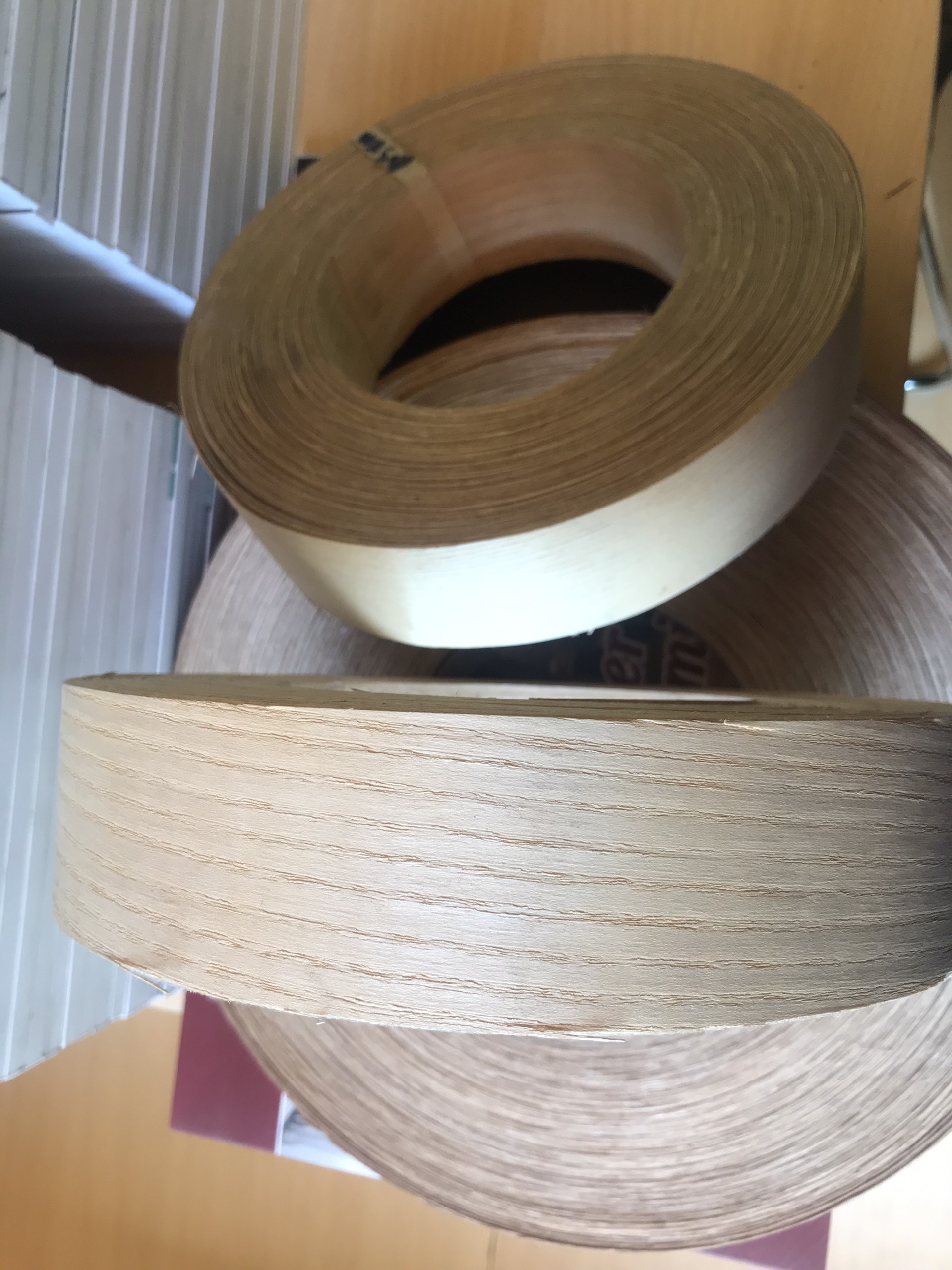 [HCM]chỉ nẹp veneer sồi 50m bản 4 phân 2 phân keo sẵn