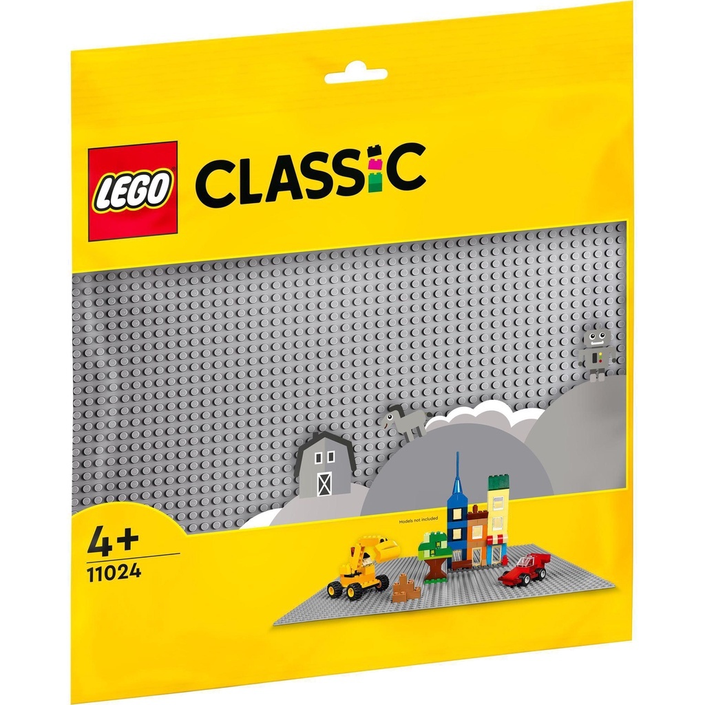 LEGO CLASSIC 11024 Đồ Chơi Lắp Ráp Đế Lắp Ráp Màu Xám (1 chi tiết)