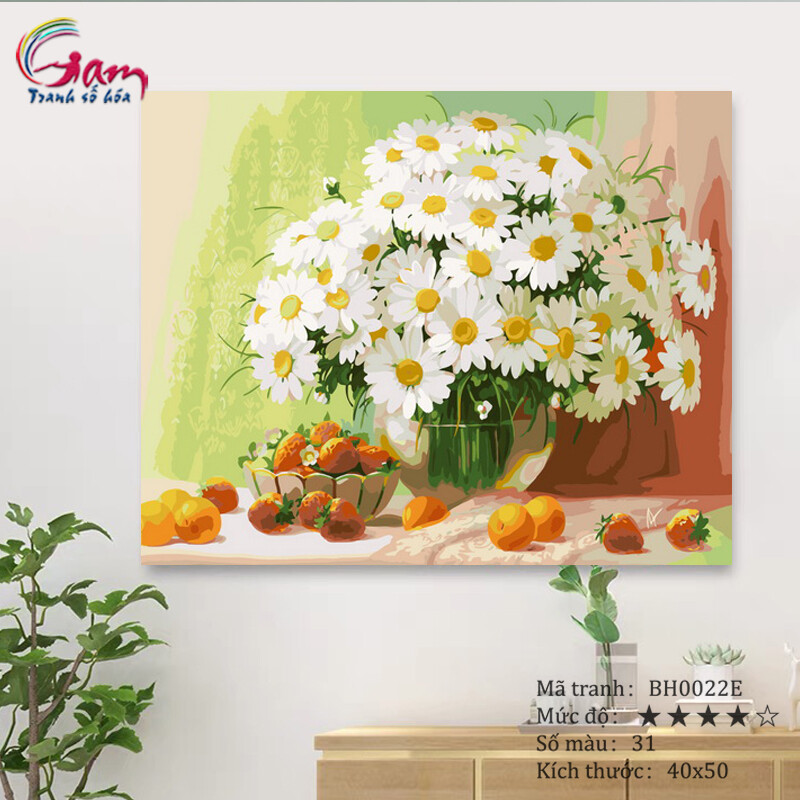 DIY Painting By Numbers Kit Abstract Floral Painting Item No BH0022E Home Wall Decor, New Hobby And Gift Picture On Canvas Acrylic paint Coloring By Number