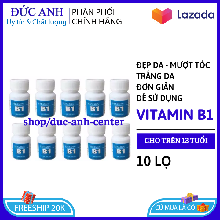B1 tắm trắng đắp mặt gội đầu giúp tóc khỏe đẹp combo 30 lọ x 100 viên